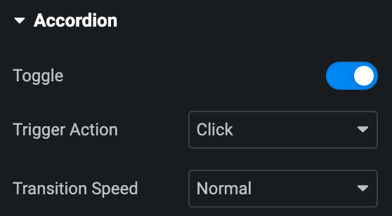 FAQ: Accordion Settings