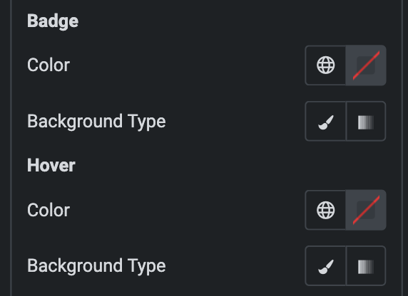 Advanced List: Custom Style Badge Settings(individual item)