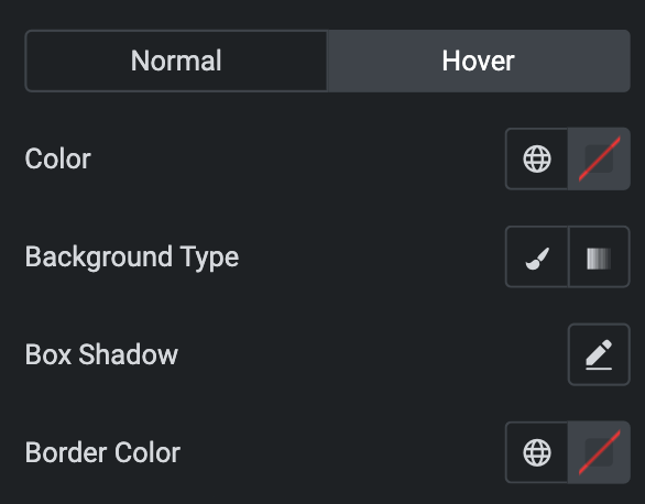 Advanced List: Badge Style Settings(Hover)