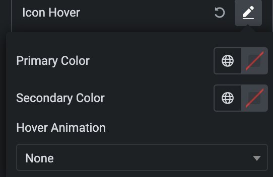 Image Accordion: Hover Icon Style Settings(individual item)