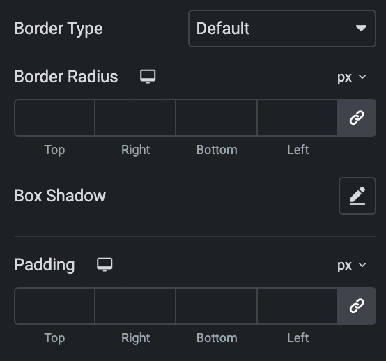 Image Accordion: Button Style Settings