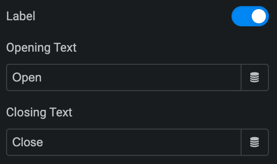 Business Hours: Indicator Label Settings