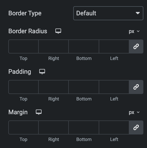 Advanced List: List Item Settings