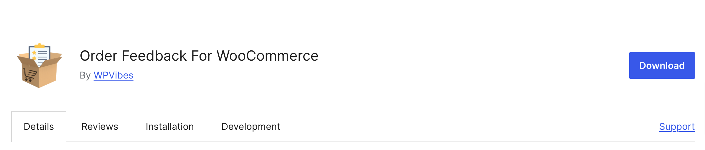 Order Feedback For WooCommerce on WordPress.org